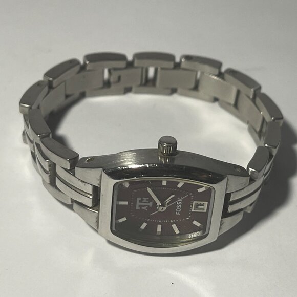 Texas A&M Aggies NCAA Stainless-Steel Bracelet Watch by Fossil - Picture 5 of 6